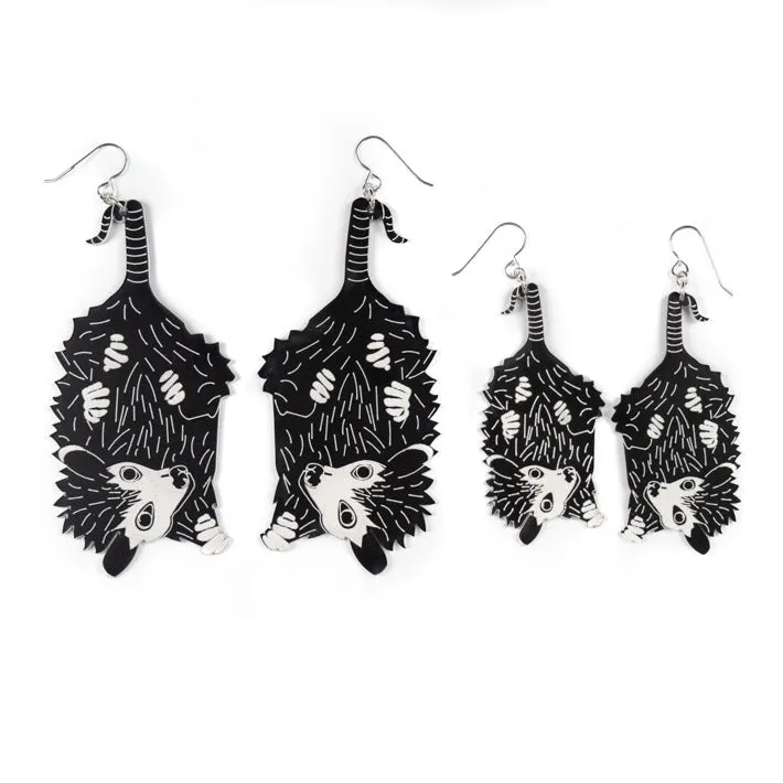 Baby Possum Earrings