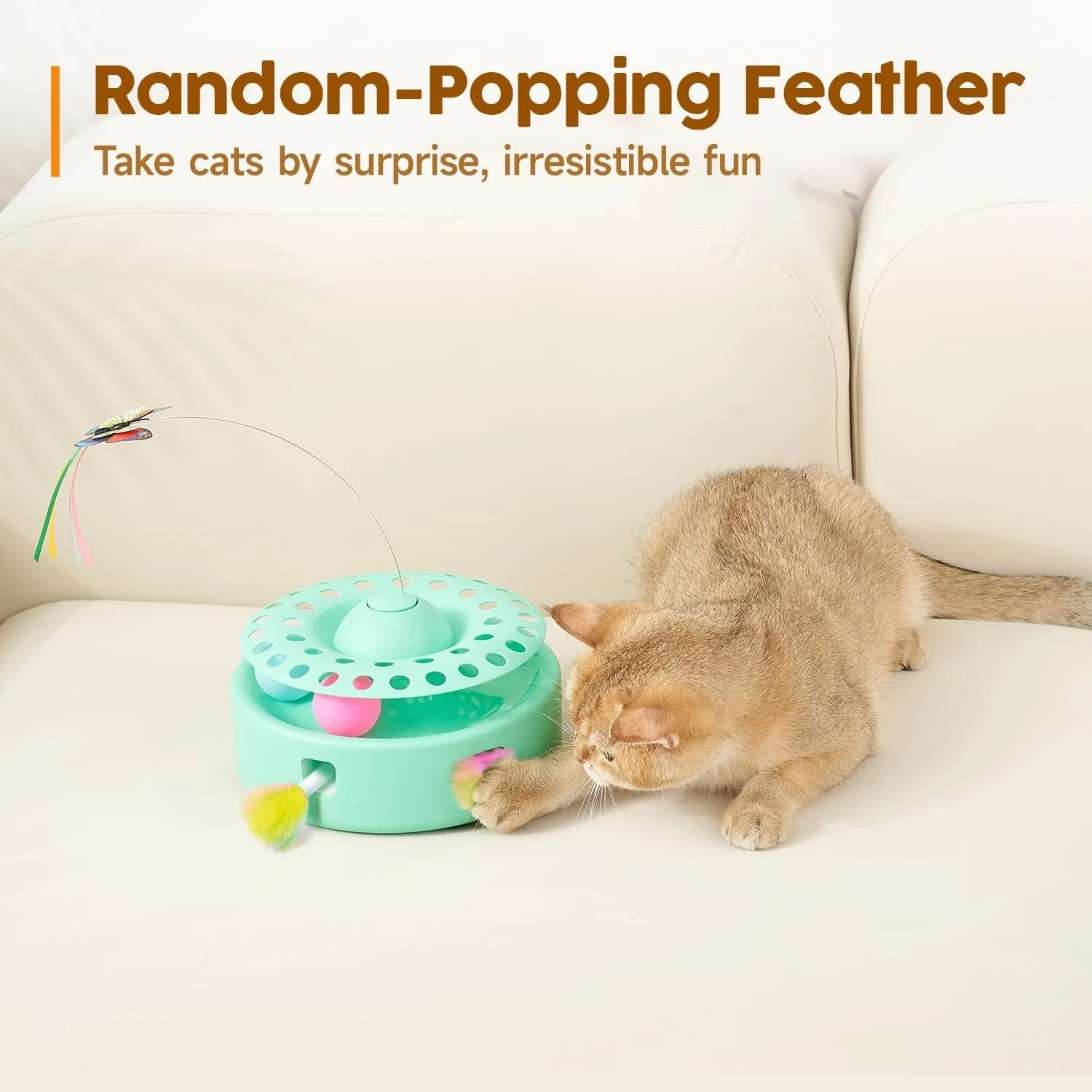 Cat 3-In-1 Automatic Interactive Kitten Toy