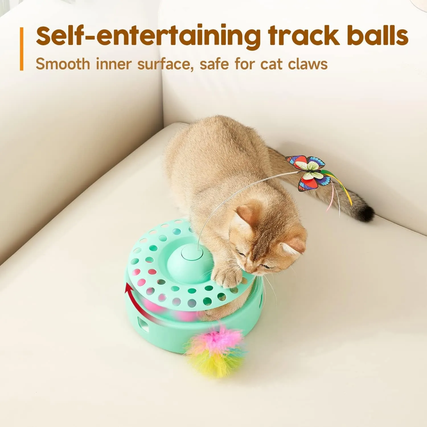 Cat 3-In-1 Automatic Interactive Kitten Toy