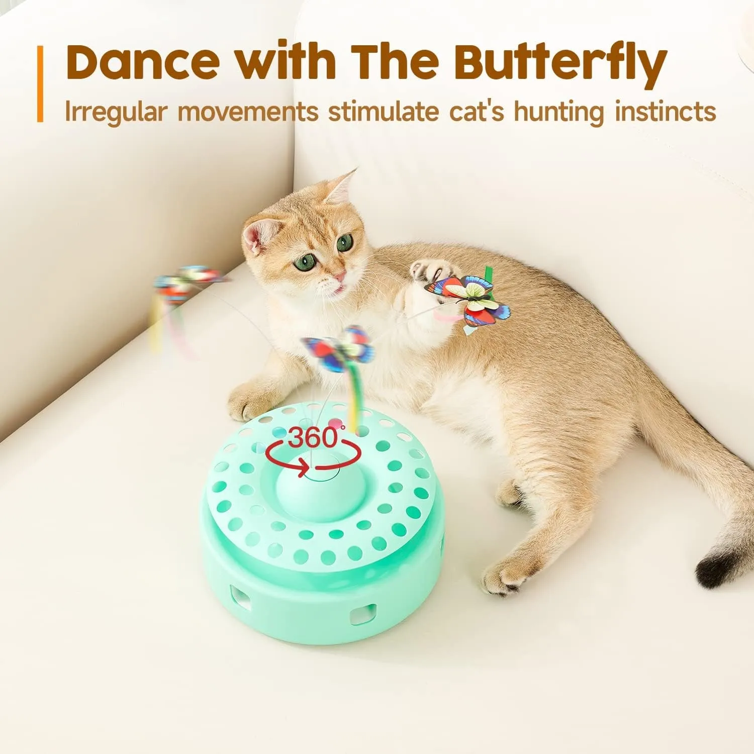 Cat 3-In-1 Automatic Interactive Kitten Toy