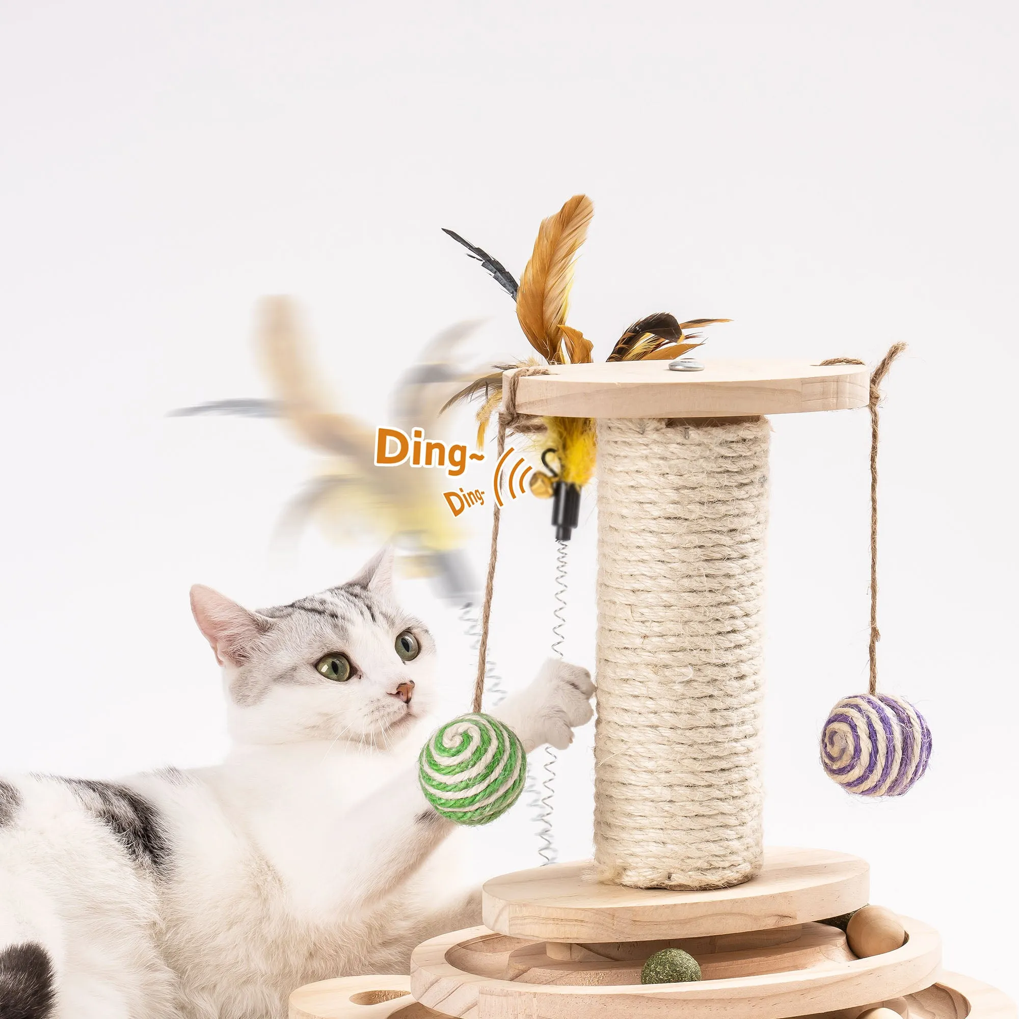 Cat Sisal Scratcher Toy