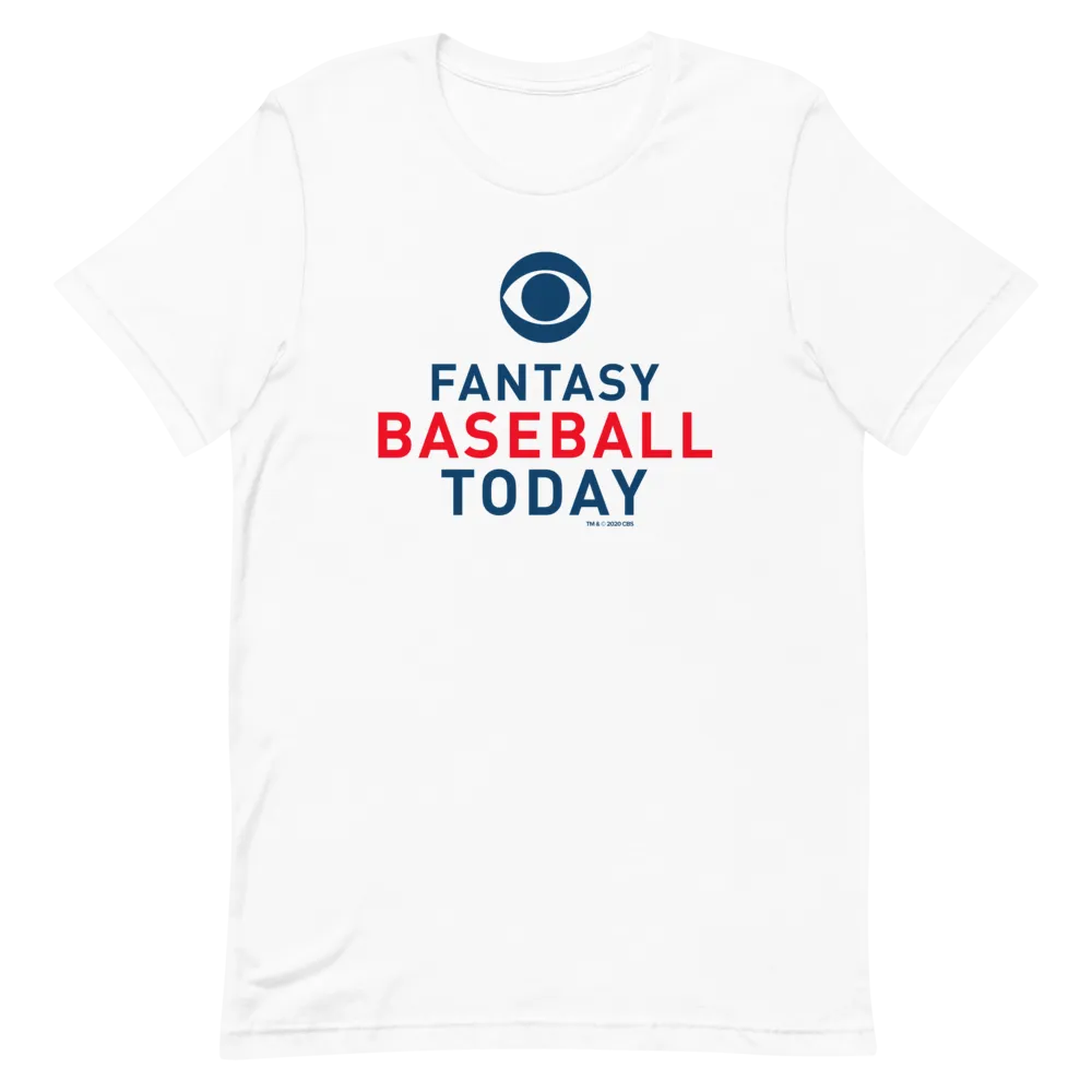Fantasy Baseball Today Podcast Logo Adult Short Sleeve T-Shirt