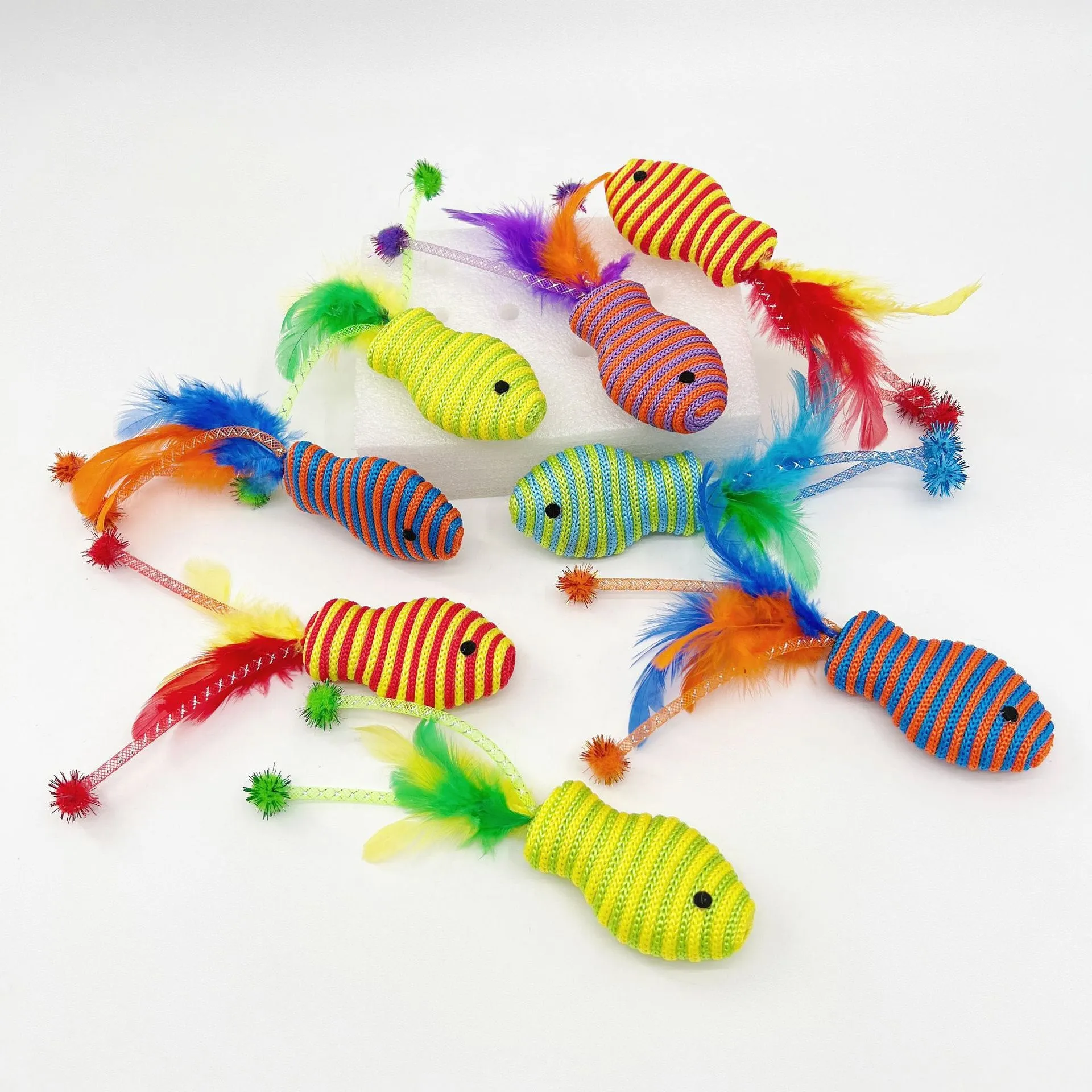 Moo - Rope Fish Cat Toy
