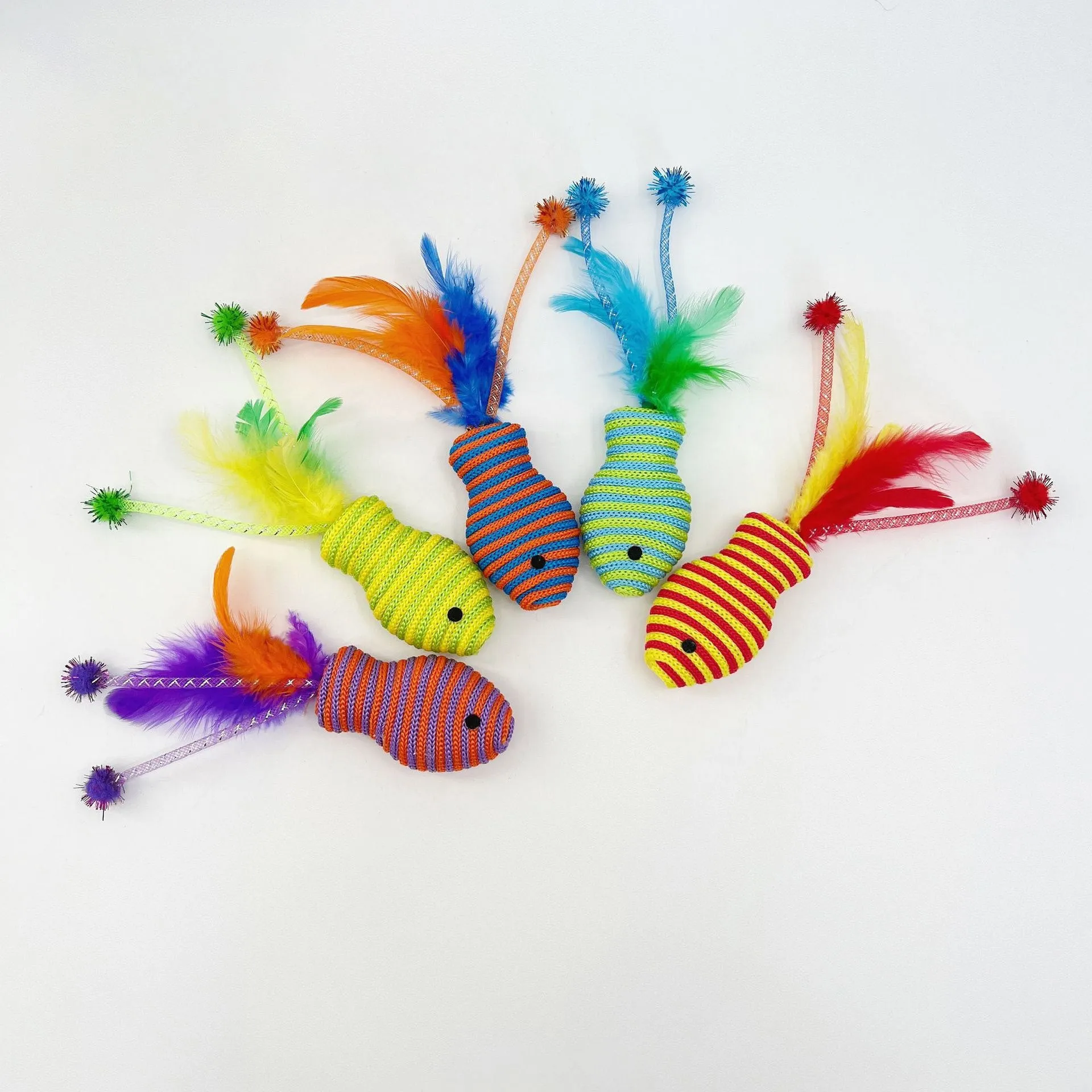 Moo - Rope Fish Cat Toy