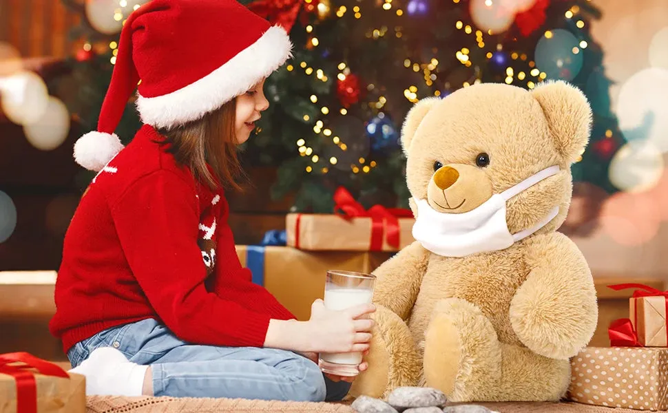 MorisMos Get Well Soon Teddy Bear Stuffed Animal - Stuffed Bear Plush Toy, Get Well Soon Gifts for Kids Men Women After Surgery