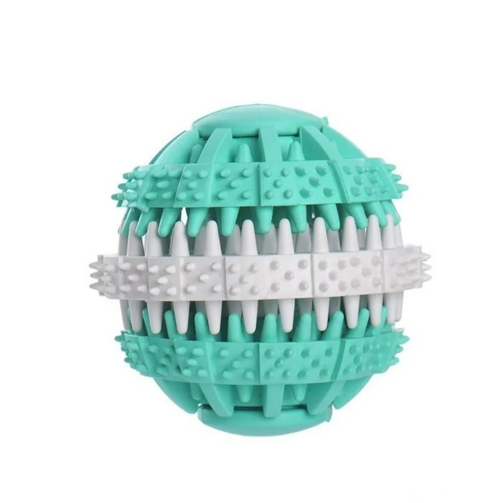 Rubber Ball Food Dispensing And Chewing Toy