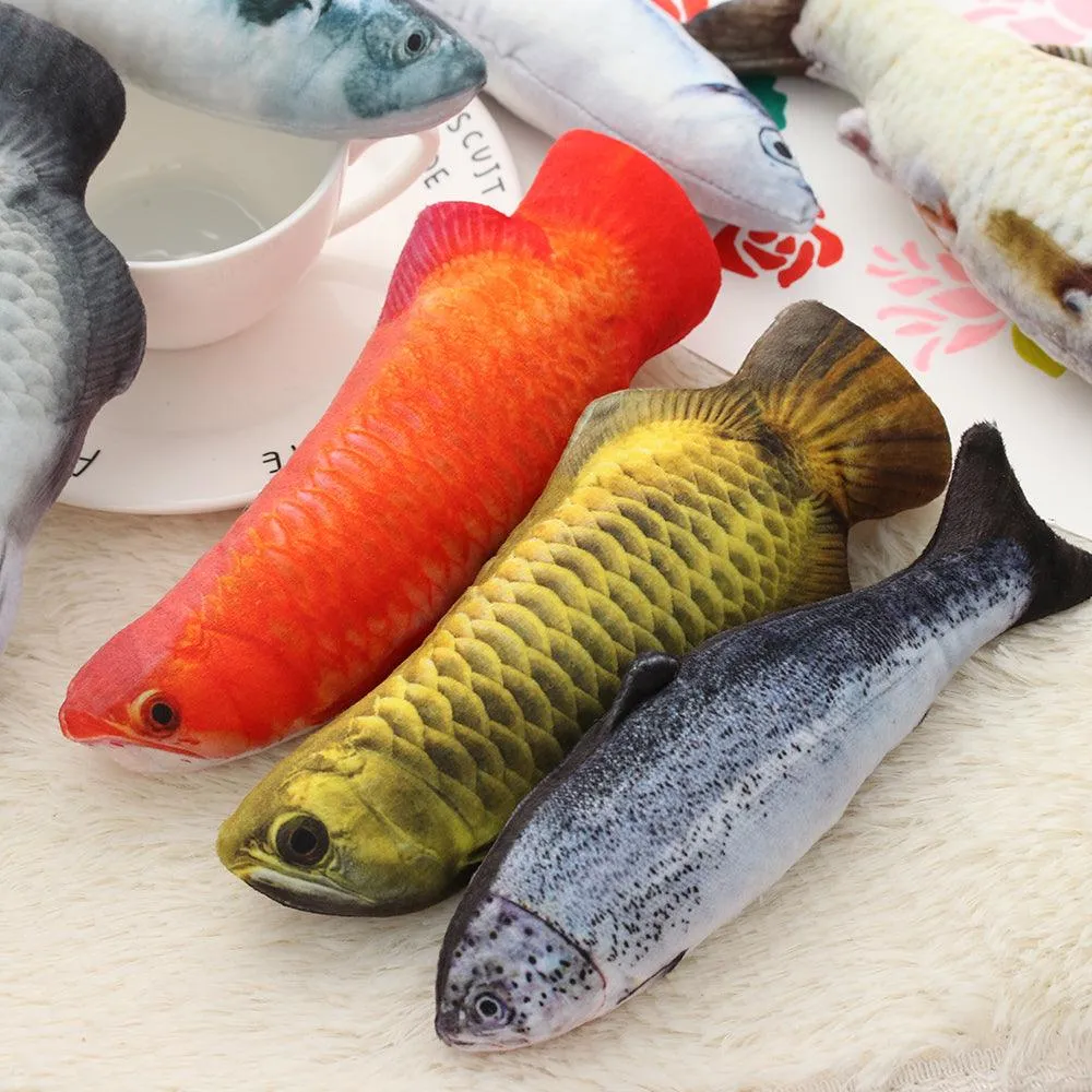 Stuffed Fish Cat Toy