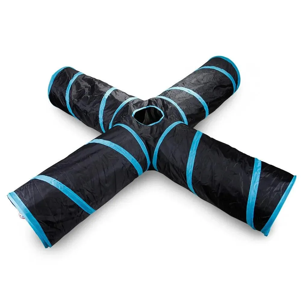 Subway Fun Foldable Cat Tunnel Toy